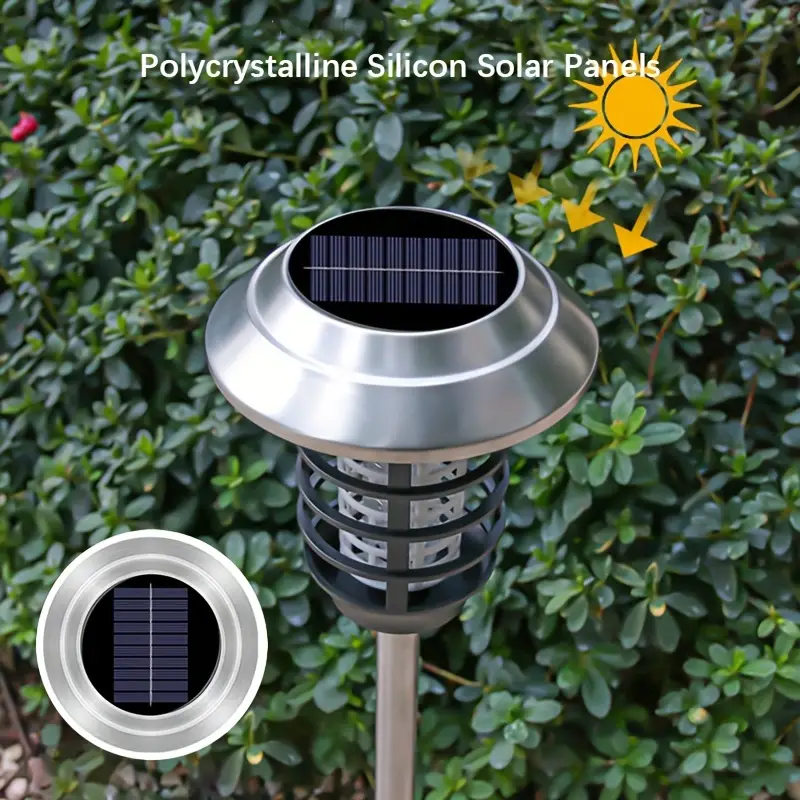 Solar-Powered Bug Zapper Lights