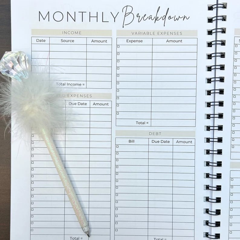 🔥LAST DAY 49% OFF - 📒The Budget Planner💵BUY 2 FREE SHIPPING