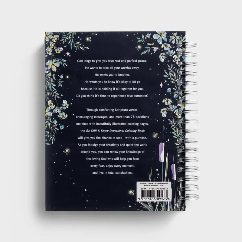 ➕️Be Still & Know: Devotional Coloring Book (Hardcover)