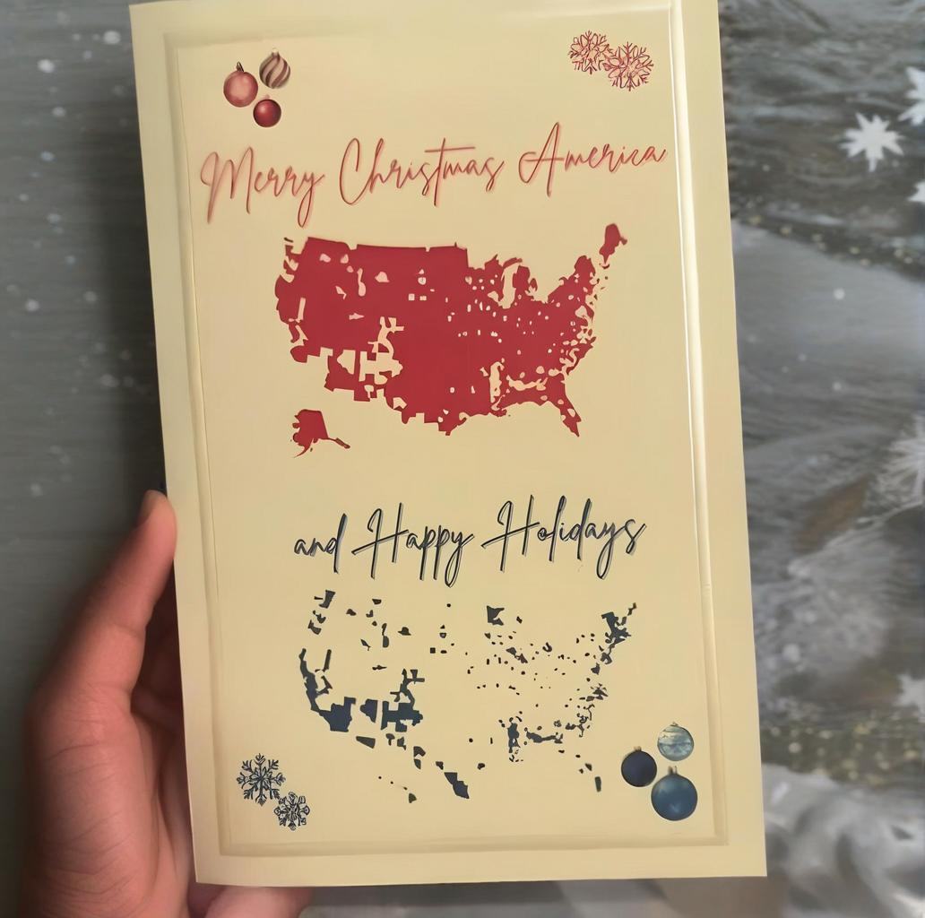 🎄2024 Merry Christmas America Card