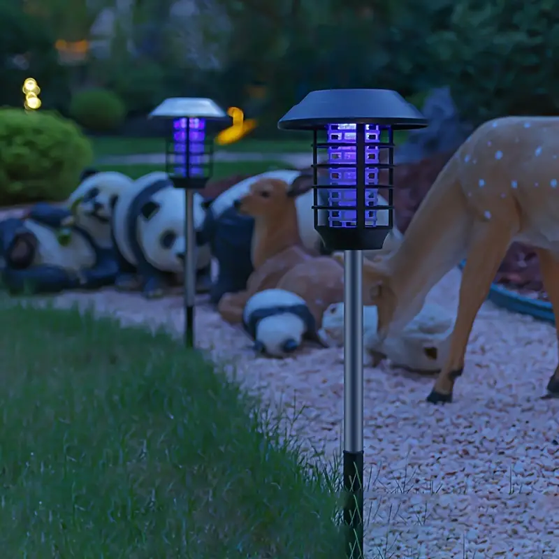 Solar-Powered Bug Zapper Lights