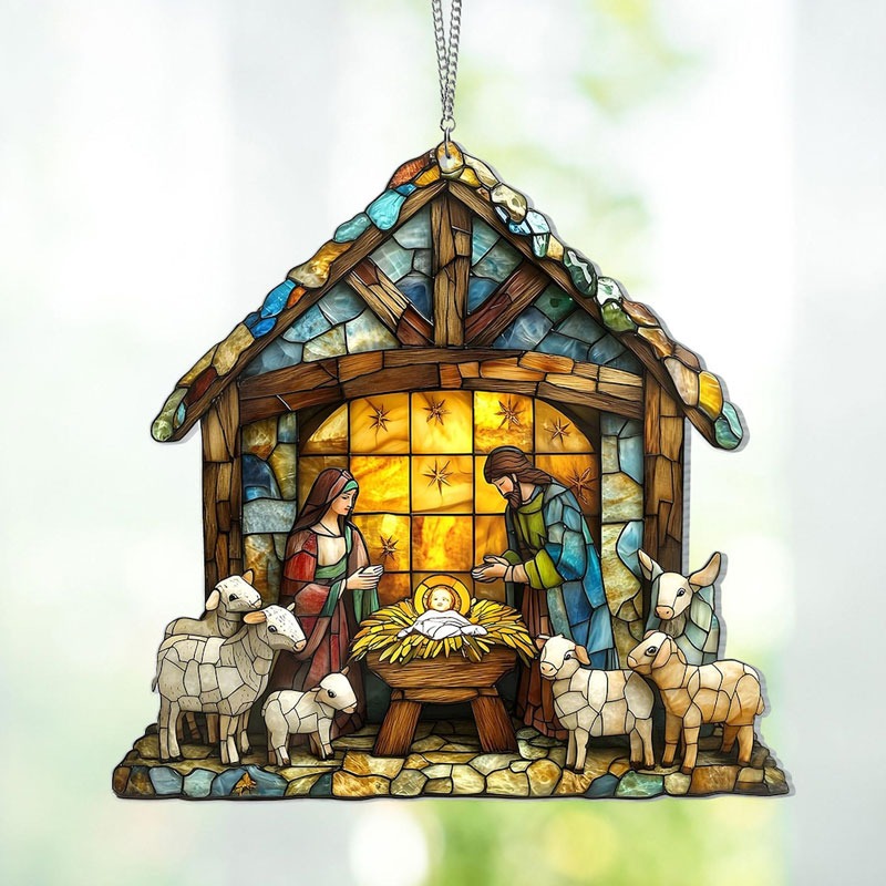 Nativity Scene Suncatcher