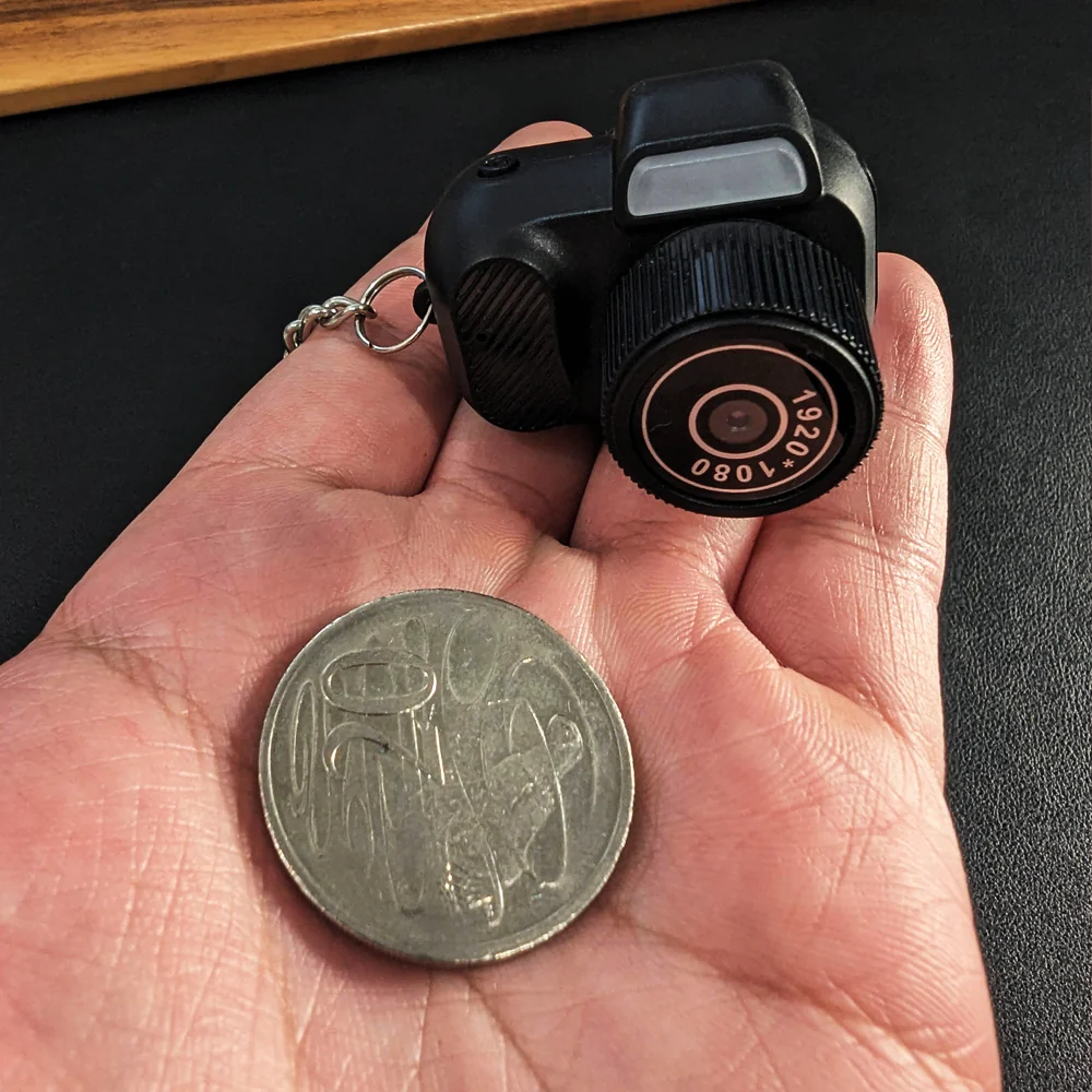 Real Mini Camera Keychain