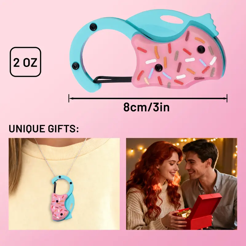 Pink Donut Pocket Knife-Mini EDC Knives for Everyday🍩🔪