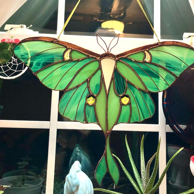 🔥Luna Moth Butterfly Suncatcher Window Hangings
