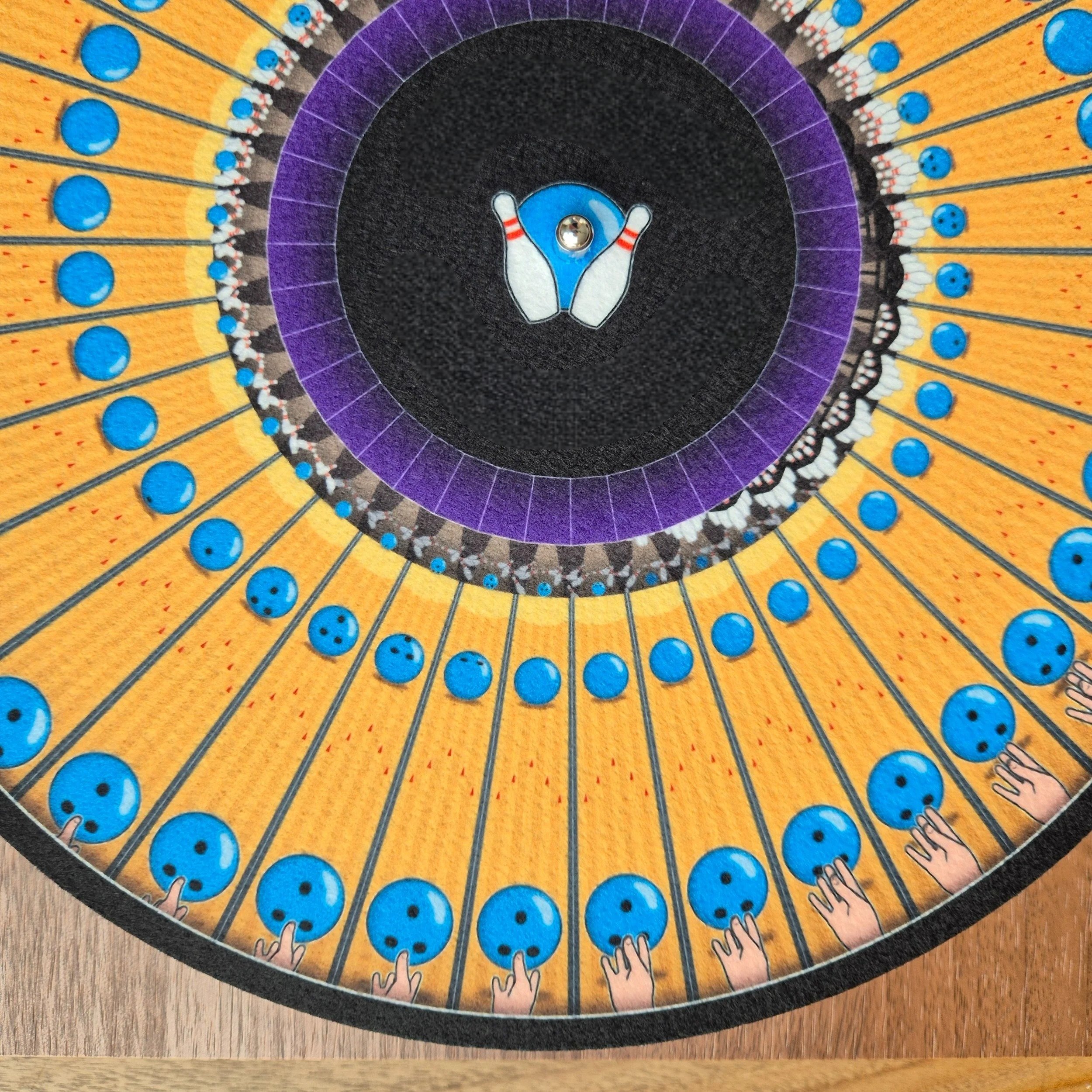 Animated Zoetrope Slipmat — 12′′ Optical Illusion Turntable Mat