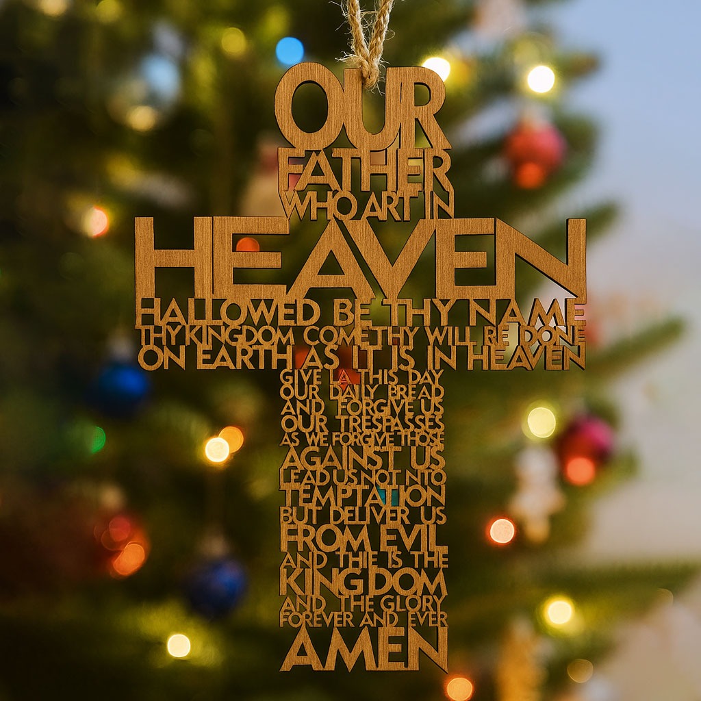 The Lord’s Prayer Christmas Ornament
