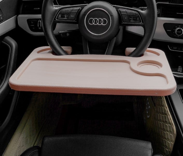 Newest Portable Car Table Steering Wheel Car Laptop Computer Desk Mount Stand Coffee Goods Tray Board Dining Table Holder