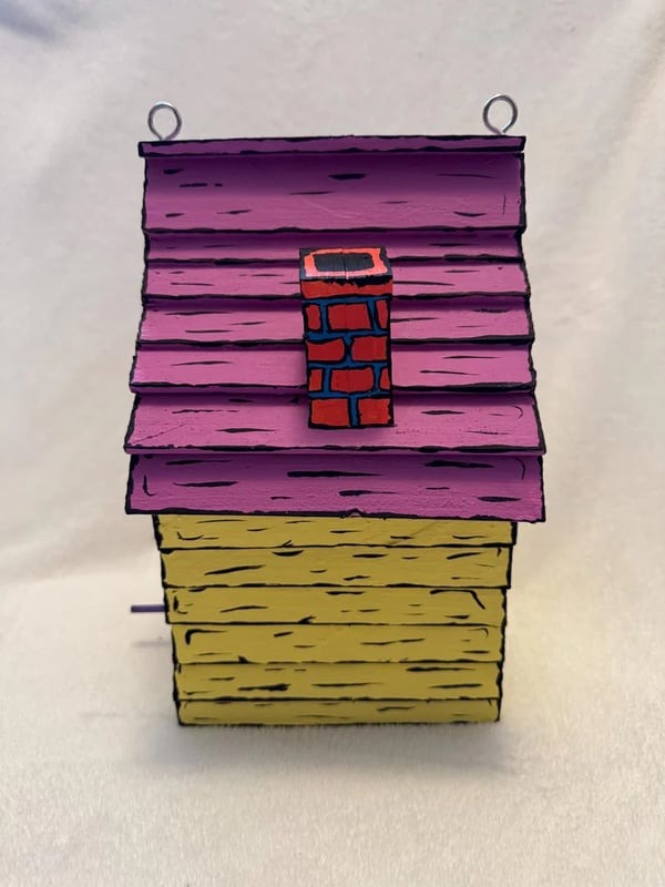 🔥Last 4 hours Sale: Save 60% - Dr Seuss Inspired Wooden Handmade Birdhouse (🔥BUY 2 FREE SHIPPING)