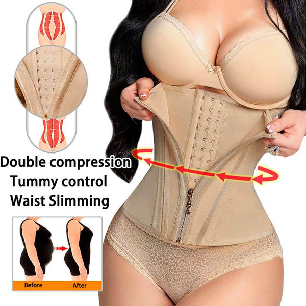 Falrenza - Double Compression Waist Trainer - Body Shapewear