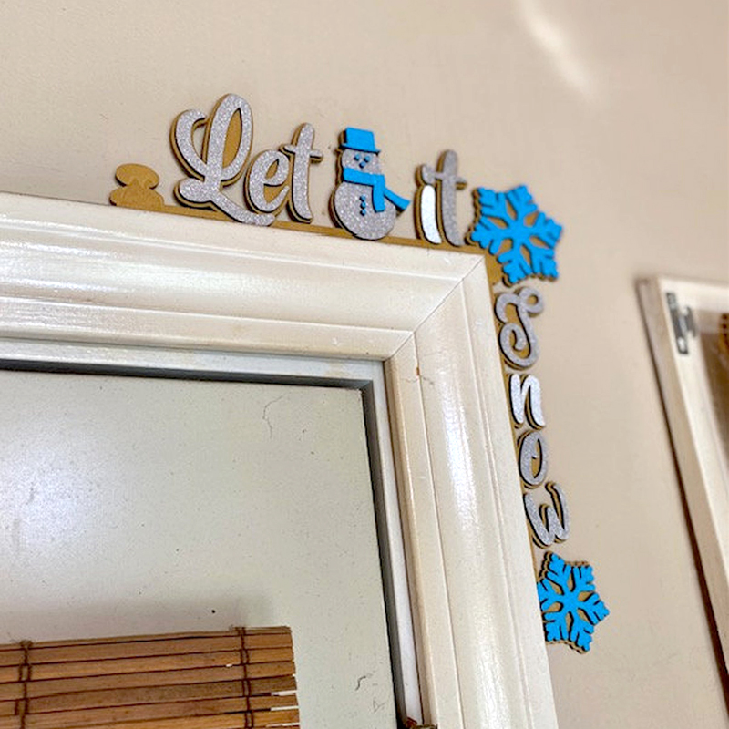 🎅Wooden Christmas Door Corner Decoration🎄