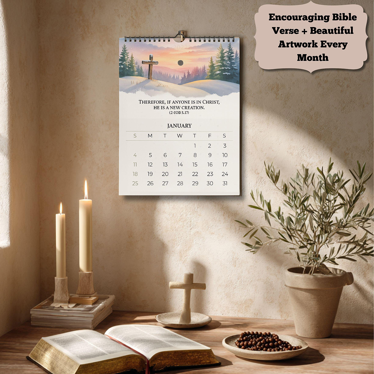 2026 Christian Wall Calendar