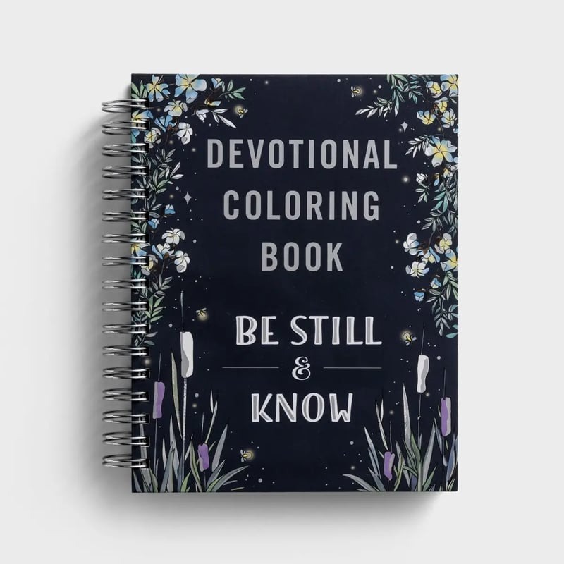 ➕️Be Still & Know: Devotional Coloring Book (Hardcover)