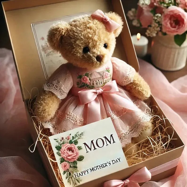 Mother's Day Teddy Bear Gift Box