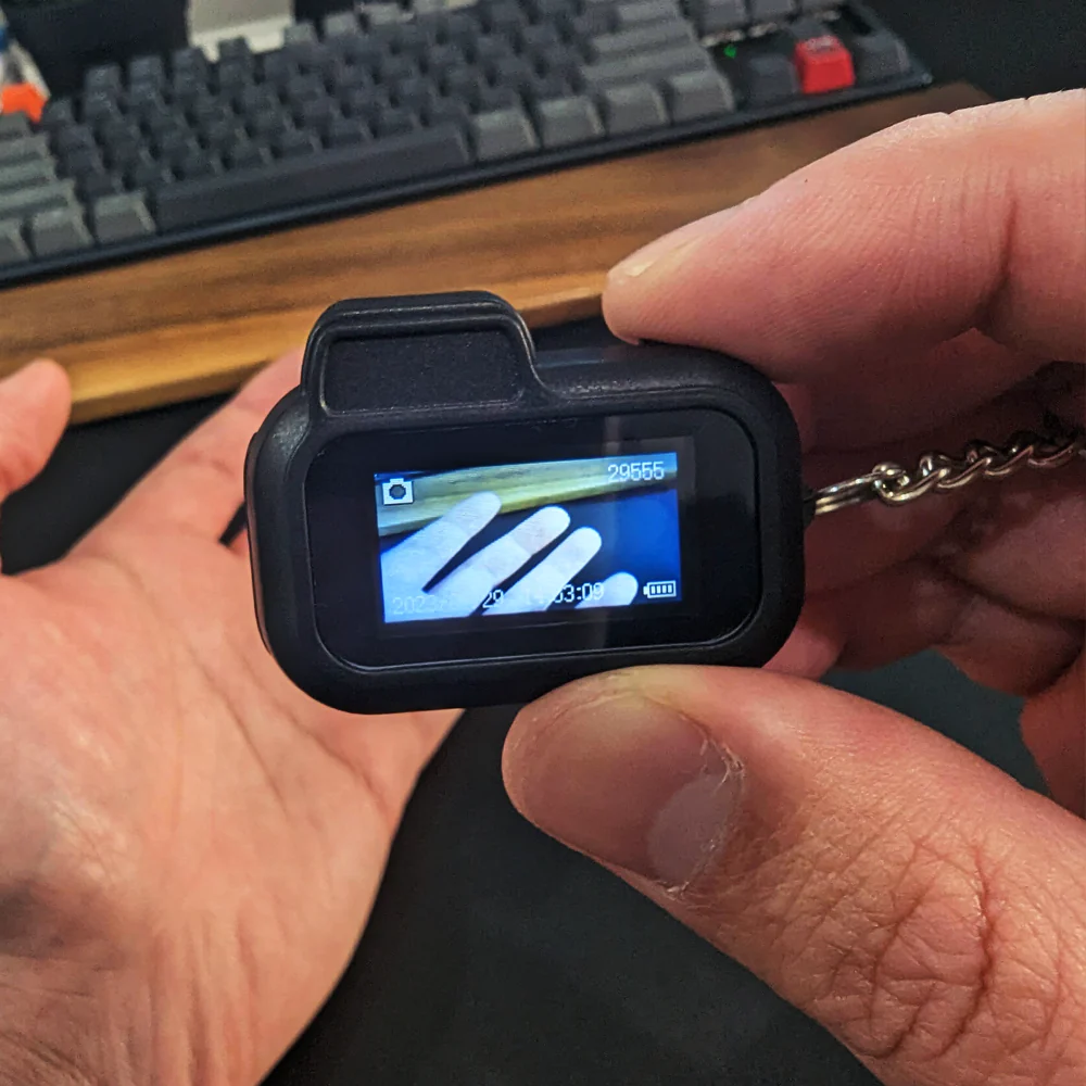 Real Mini Camera Keychain