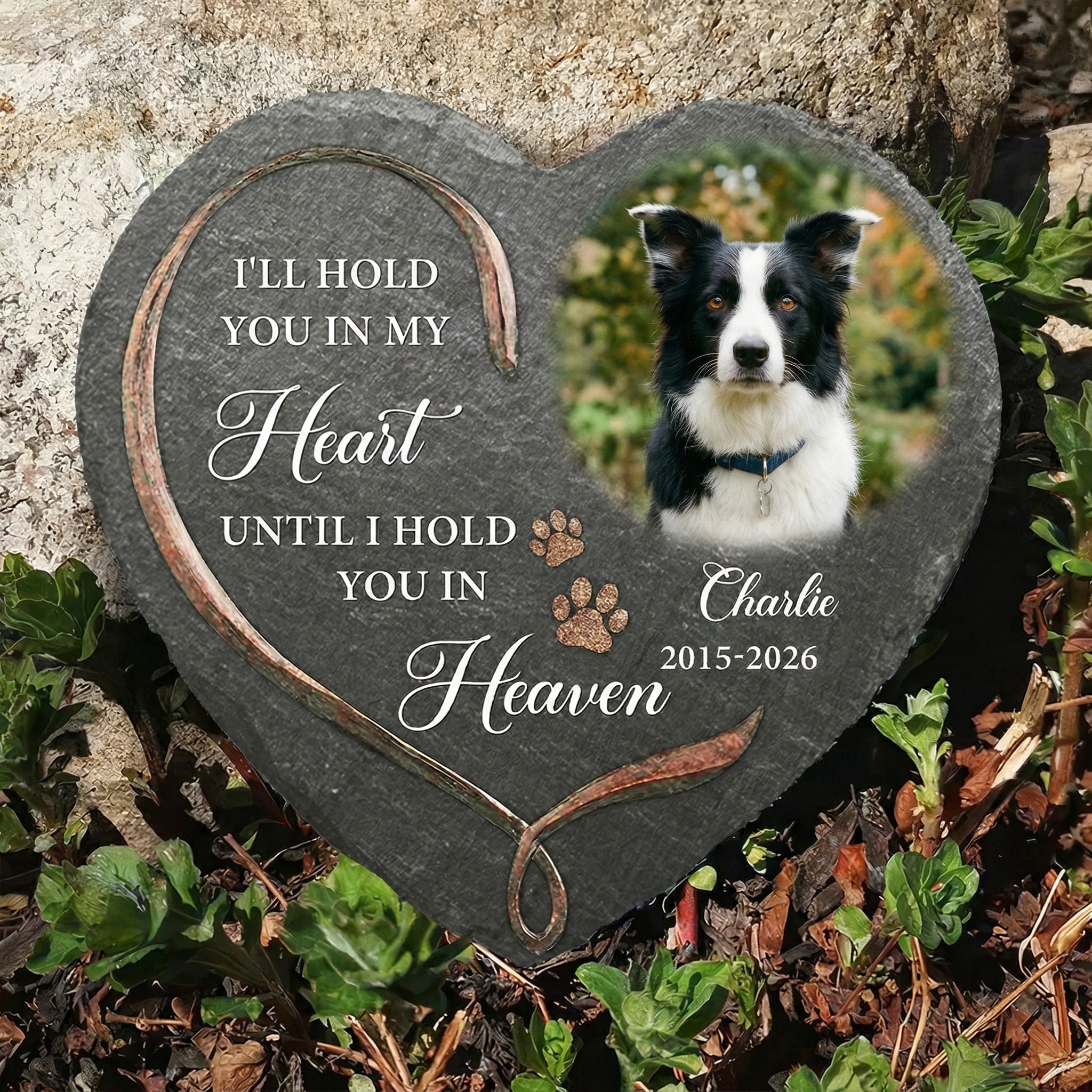 🐾 Personalized Pet Memorial Stone | Forever Hold Your Furry Friend in Heart