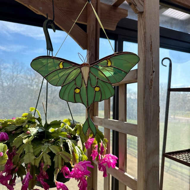🔥Luna Moth Butterfly Suncatcher Window Hangings