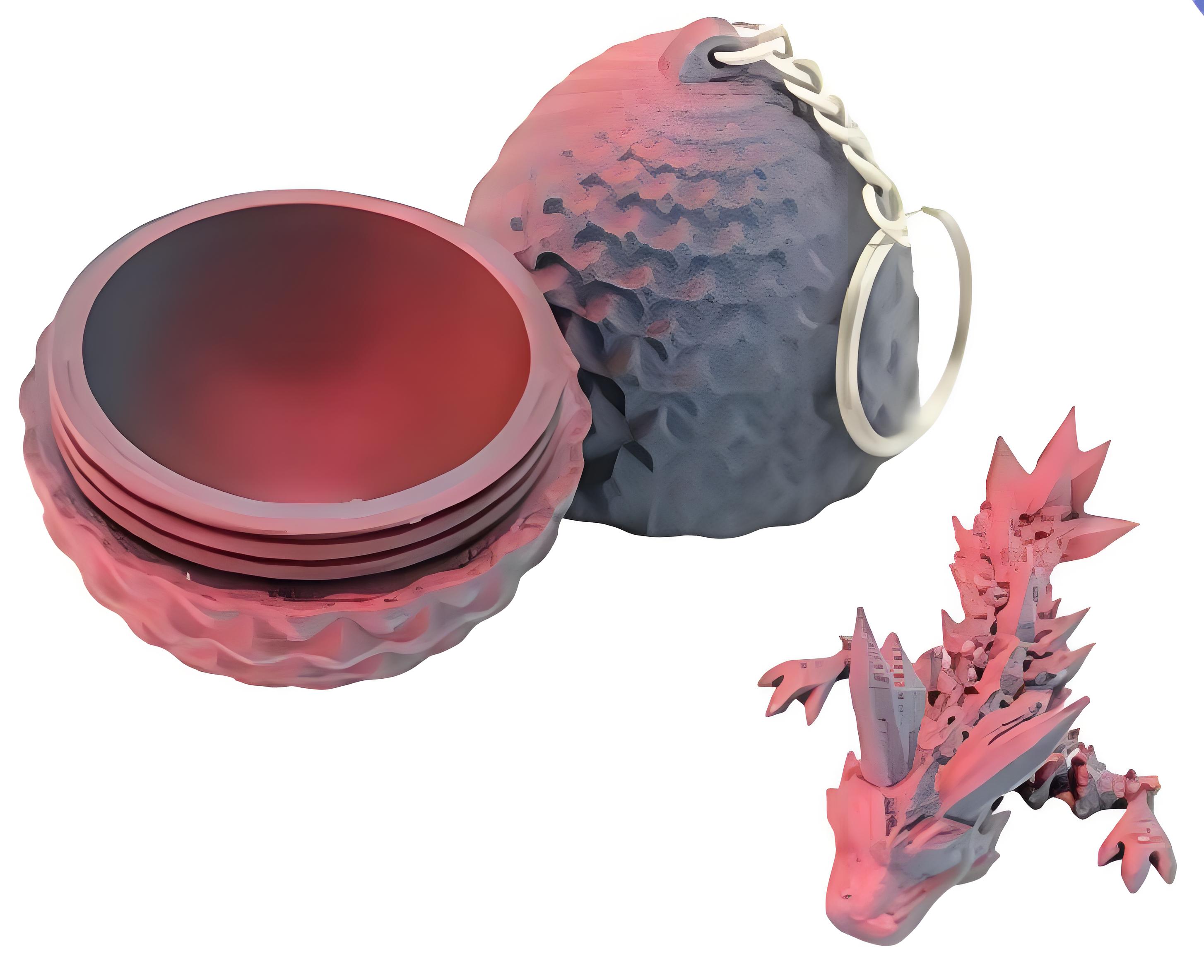 Dragon Egg Keychain