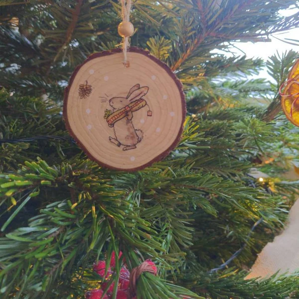 Wooden Hand-painted Christmas Decorations