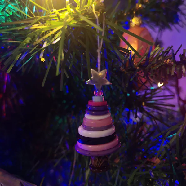 Button Christmas Tree Decoration