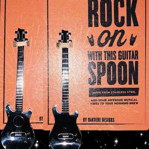 🎸Fun Guitar Spoon-Unique Gift for Music Lovers