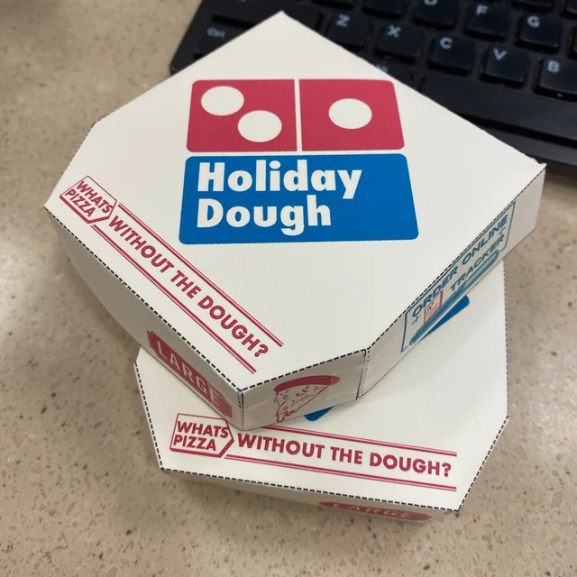 🍕🎁Mini Holiday Pizza Dough Money Holder