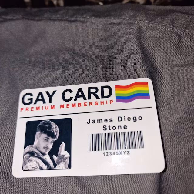 Personalised GAY CARD - Funny Gift