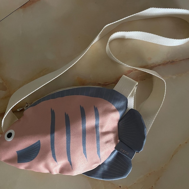 Gray Pink Angelfish Fanny Pack