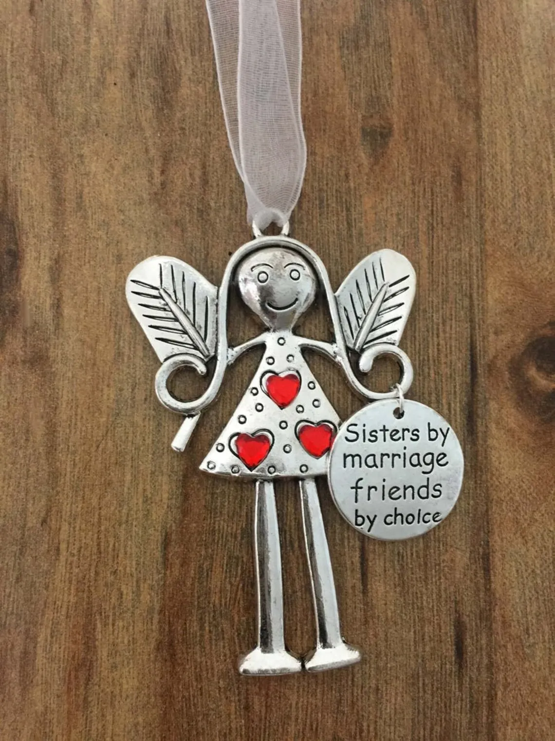 ✨Angel Friendship Ornament--"Crazy Beautiful Friends Forever"
