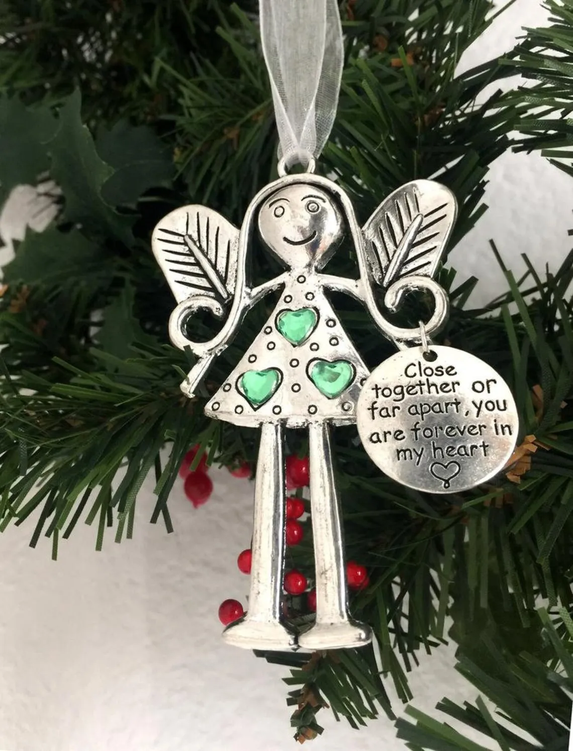 ✨Angel Friendship Ornament--"Crazy Beautiful Friends Forever"