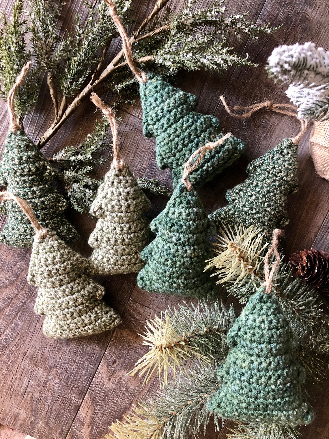 Woolen Christmas Tree Hanging Decoration