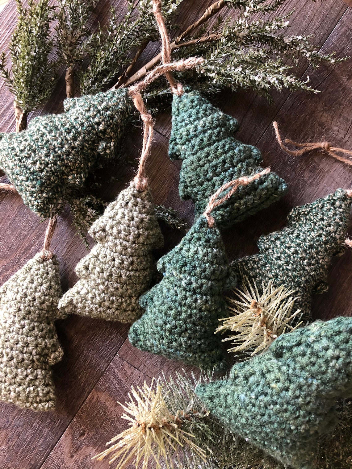 Woolen Christmas Tree Hanging Decoration