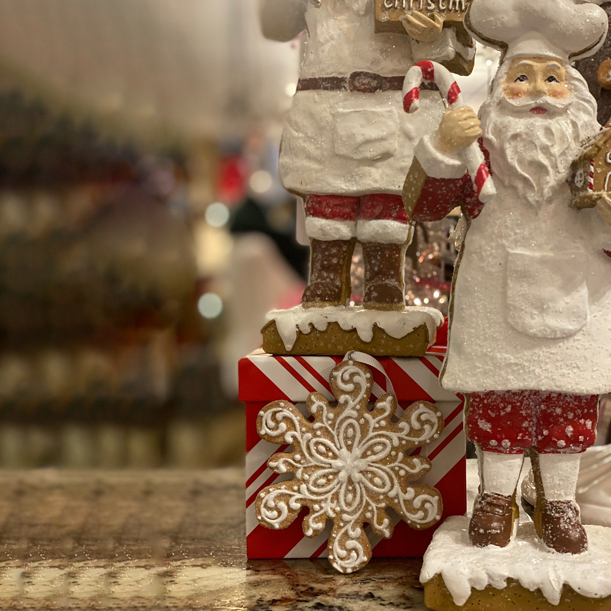 Gingerbread Style Christmas Tree Ornament