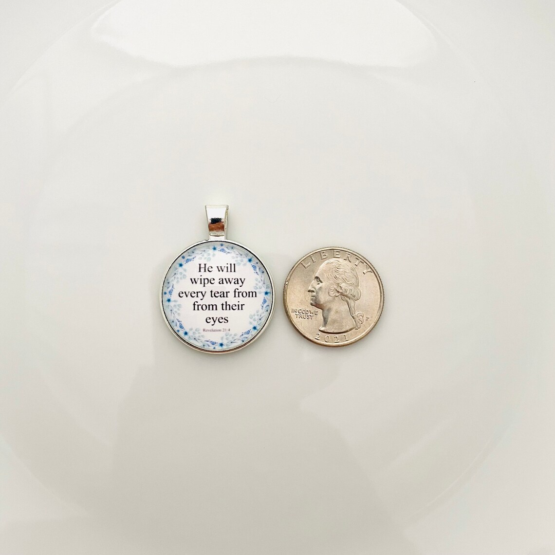 Bible Verse Necklace, Christian Necklace