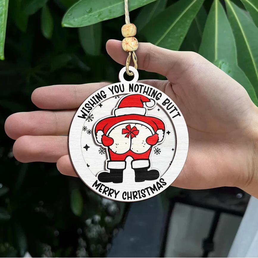 Funny Father Christmas Pendant