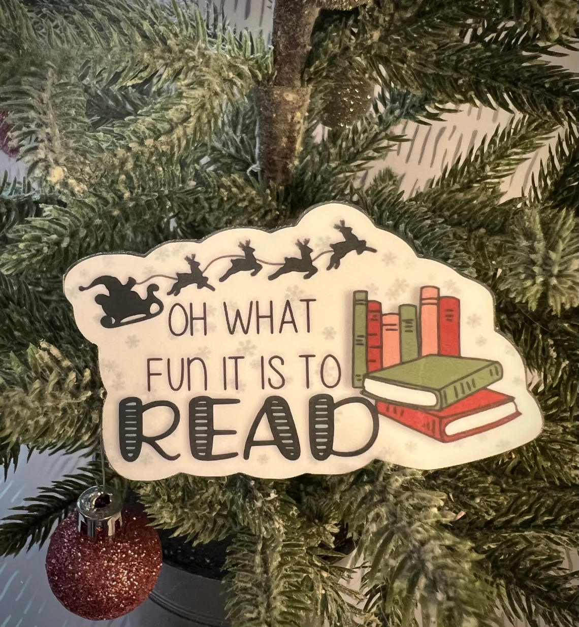 Christmas Book Stickers
