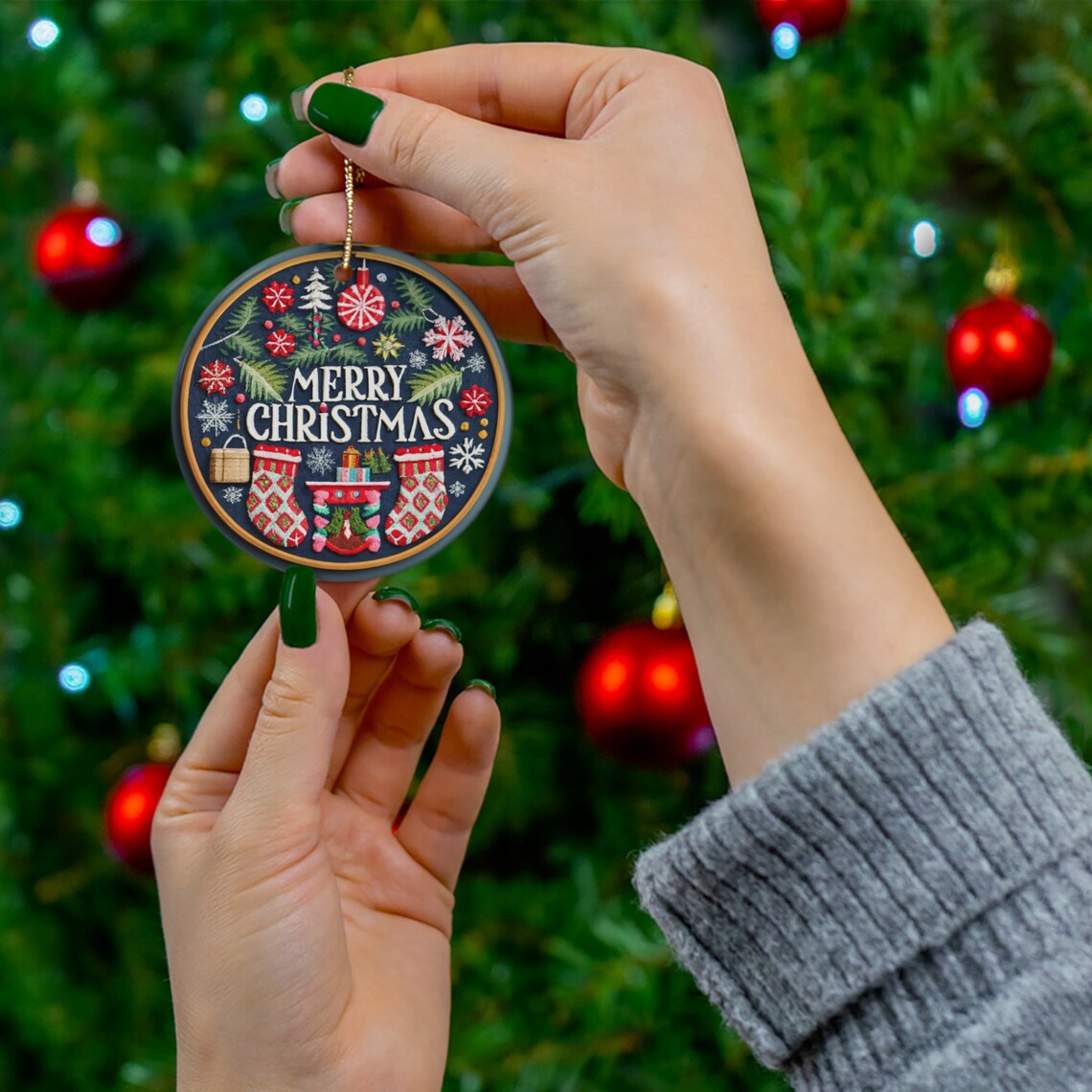 Colorful Christmas Ornament