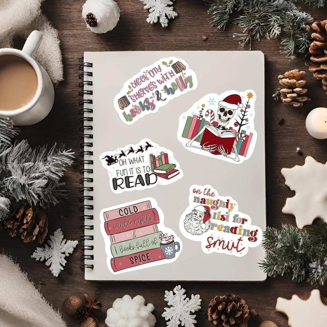 Christmas Book Stickers