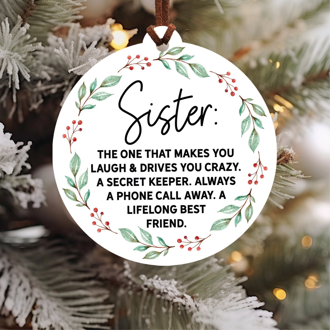 Someone Definition Christmas Ornament