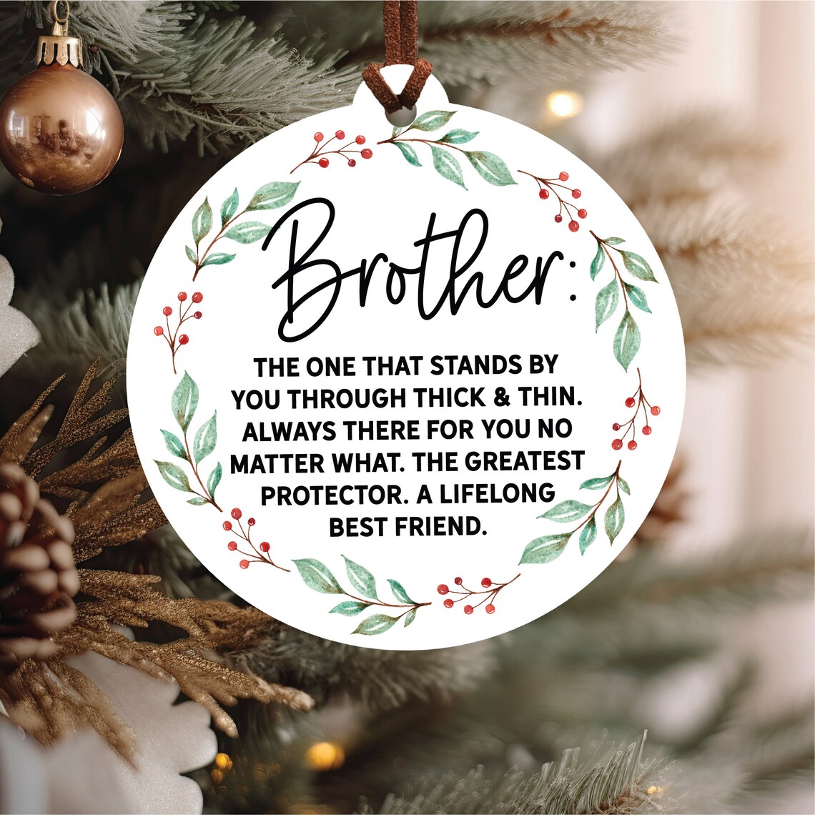 Someone Definition Christmas Ornament