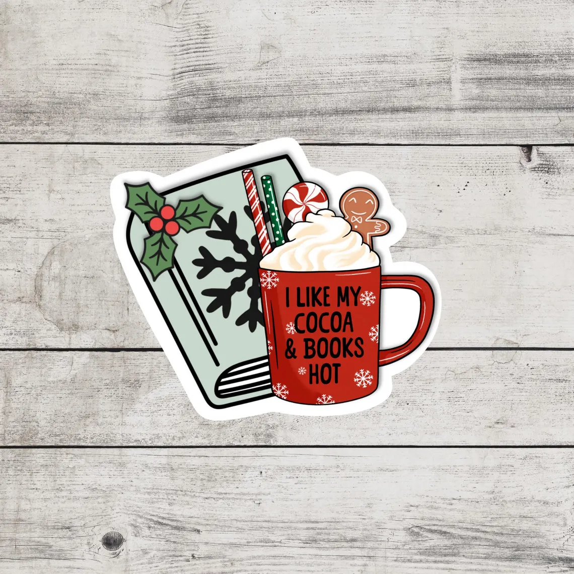 Christmas Book Stickers