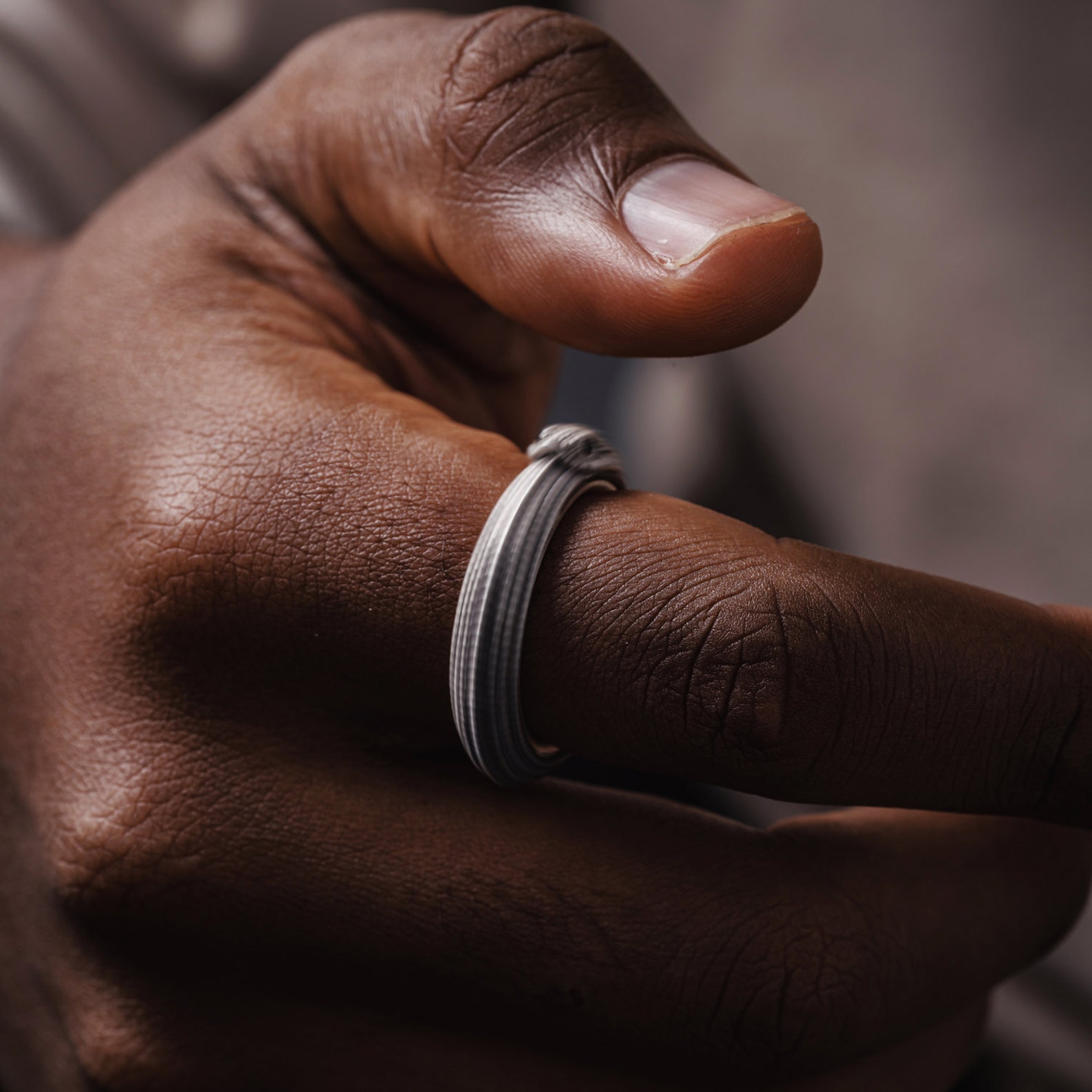 Ouroboros Spin Fidget Ring