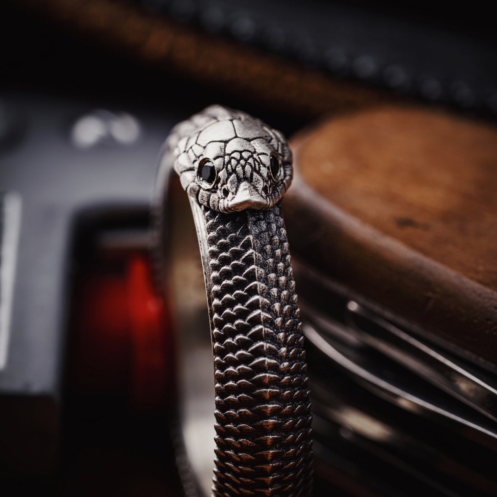 Ouroboros Spin Fidget Ring