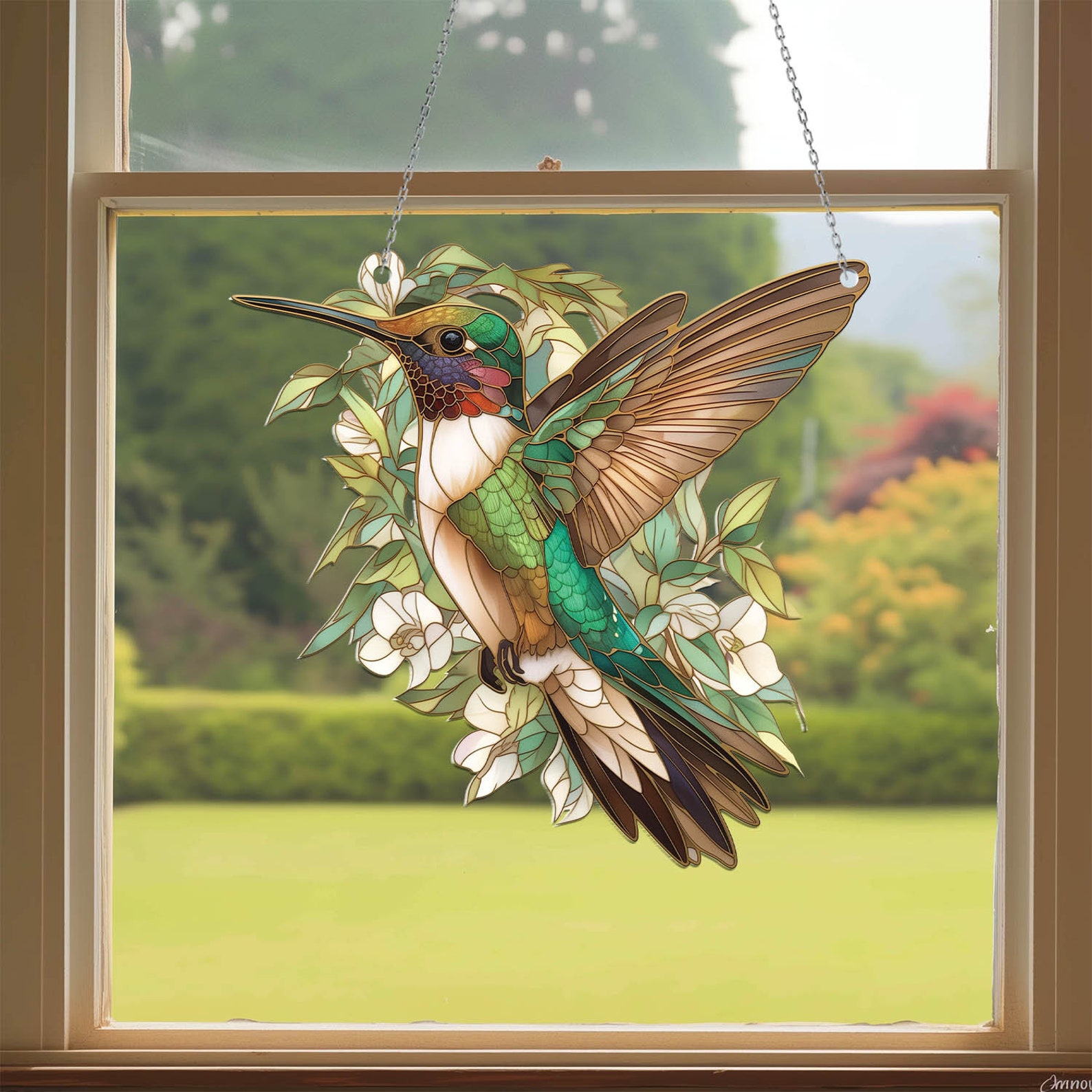 Handmade Acrylic Window Hanging