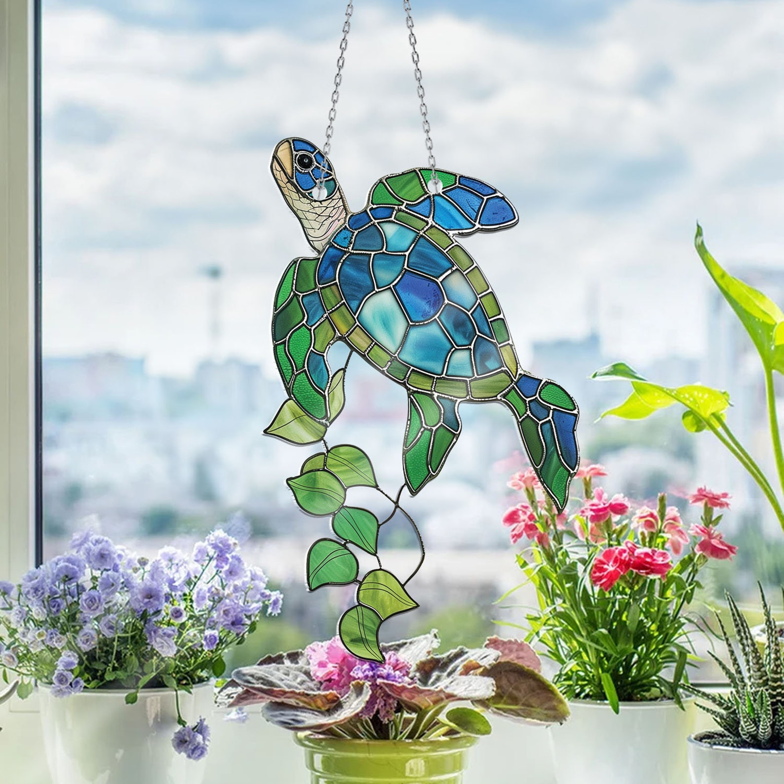 Handmade Acrylic Window Hanging