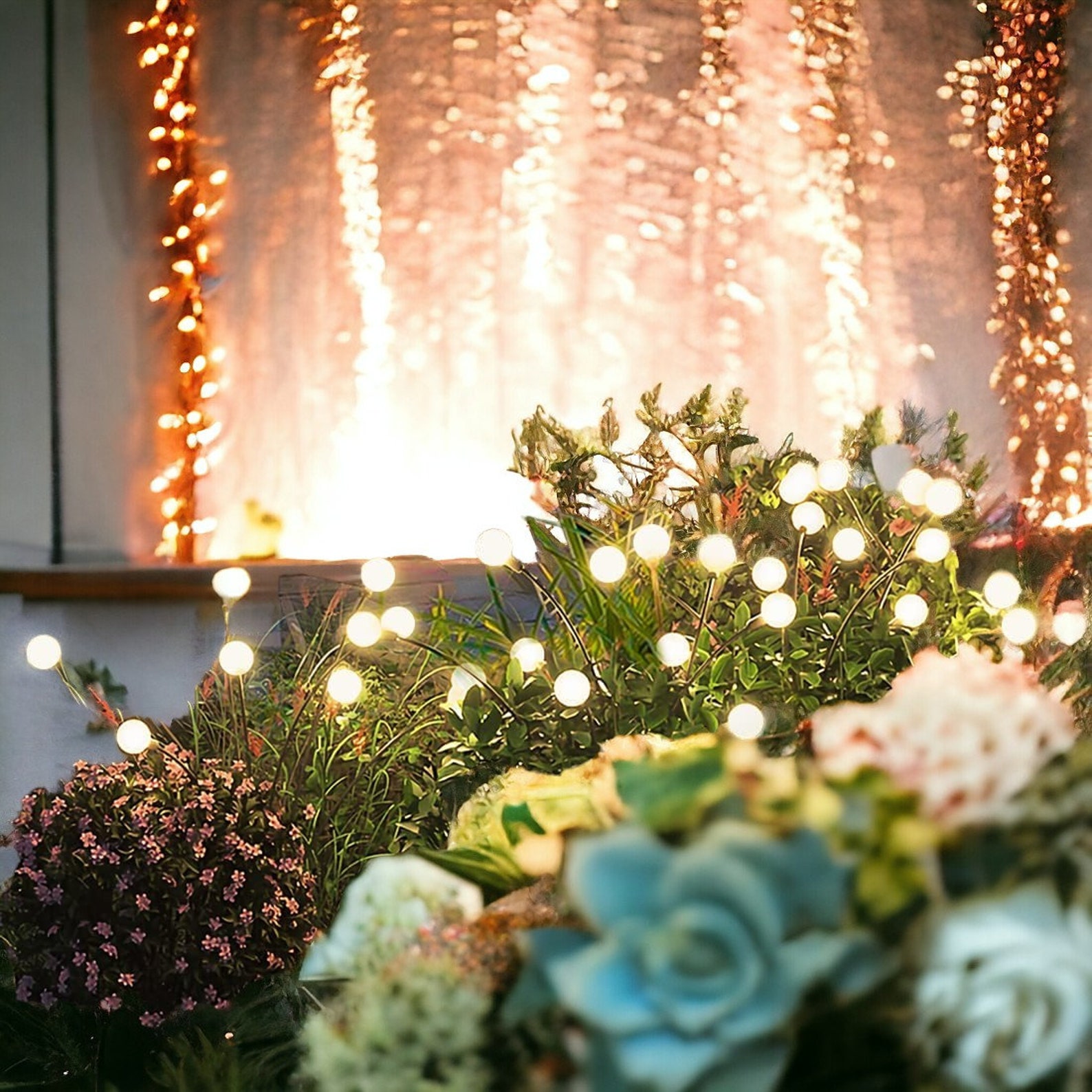 Firefly Solar LED Night Light For Patio Decor