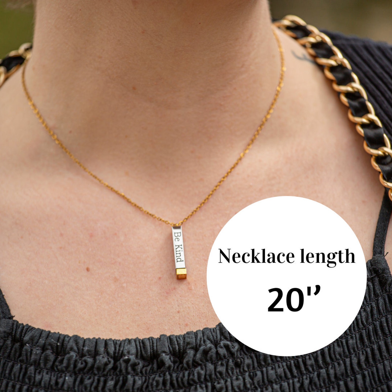 Custom Engraved Sarcastic Necklace 