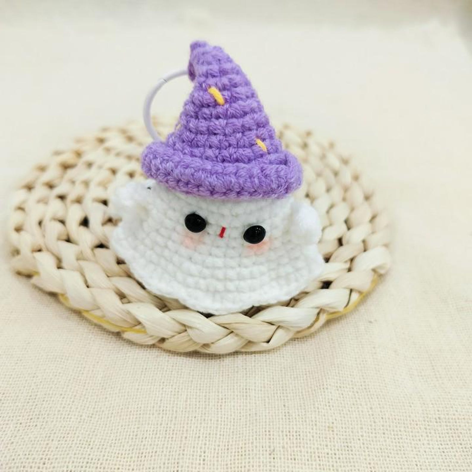 ☁Handmade Crochet Cloud Keychains🎁