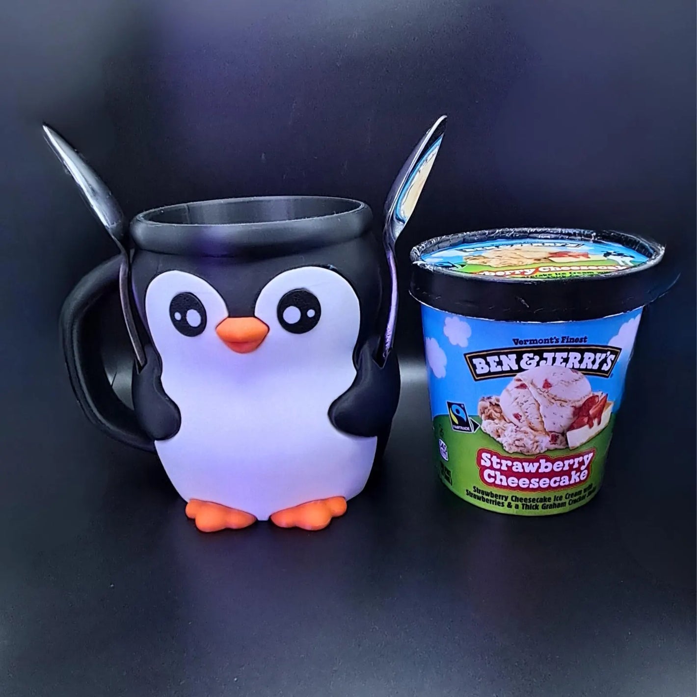 Cute Brown Ice Cream Pint Holder