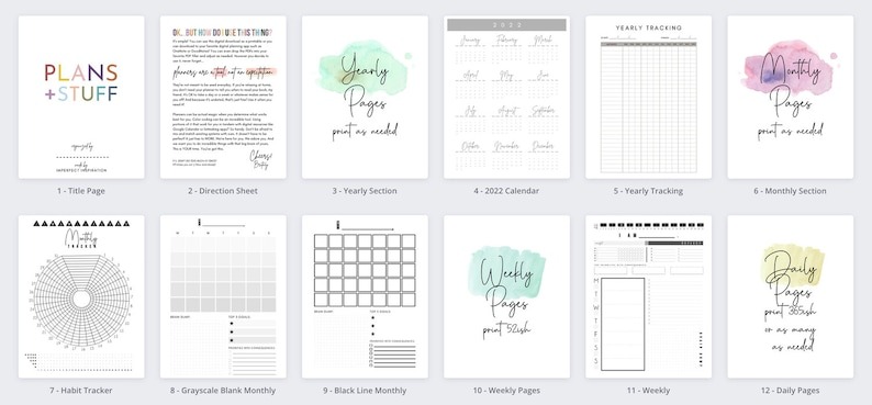 DISCBOUND PLANNER - ADHD Planner Starter Kit - 3 Month Starter Kit